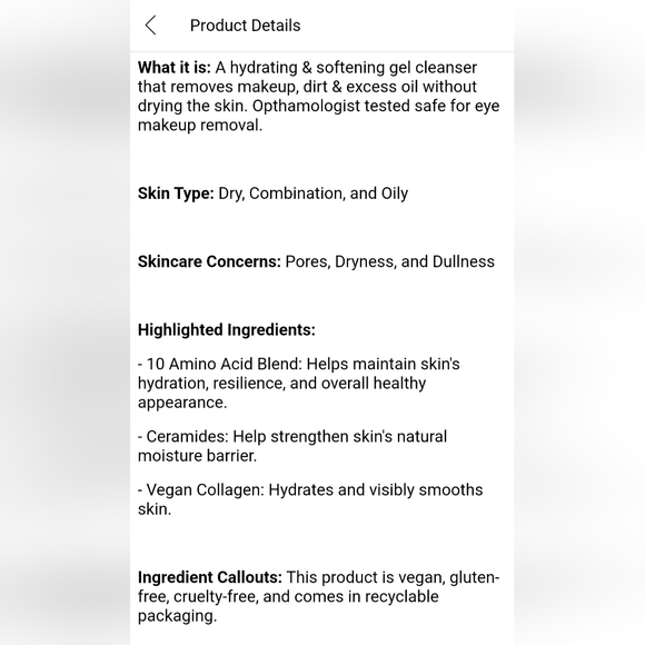 5/75$ INN BEAUTY PROJECT Keep it Clean Hydrating Gel Cleanser - Picture 12 of 14